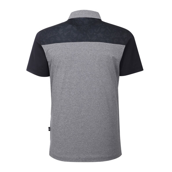 남성 키치 패턴 보더 블록 티셔츠(X2TSV2564MG)