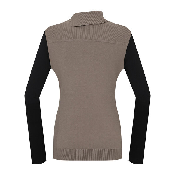 여성 소매 변형에리 풀오버 스웨터(X1SPU7331BE)